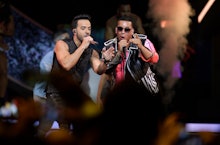 'Despacito' singer Luis Fonsi and Daddy Yankee performing on stage