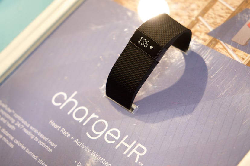 A black Fitbit in a storefront that and its heart monitoring might not be as accurate as you think
