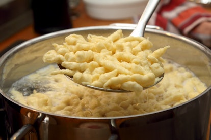 Homemade spätzle 