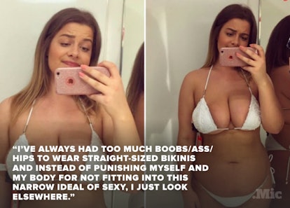 This blogger just exposed how hard it is to find a good swimsuit when  you're plus sized