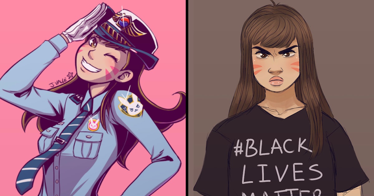 Overwatch Police Officer D Va Skin Inspires Heated Fan Debate Over Cop Brutality