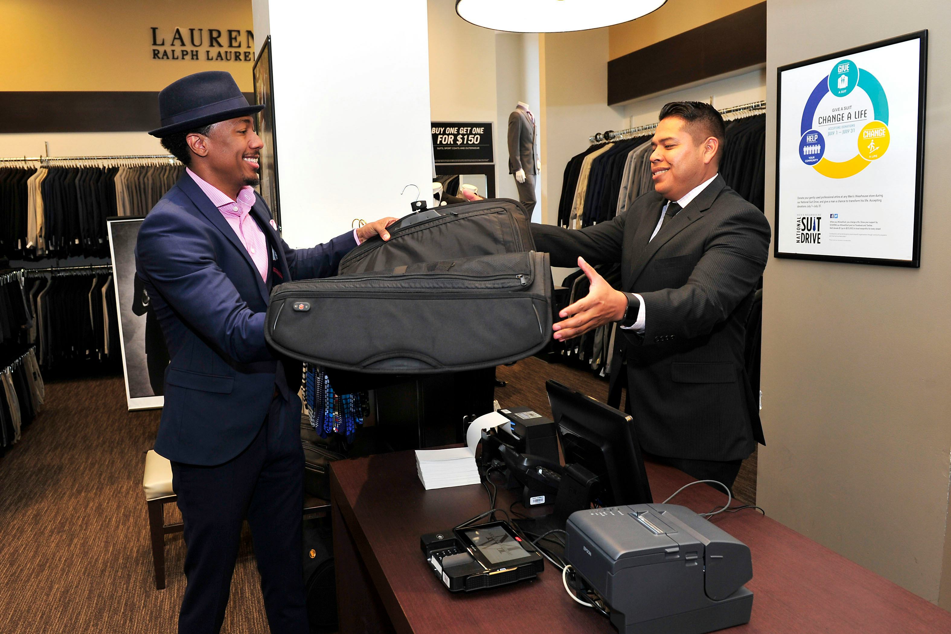 men's wearhouse luggage