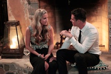 Tiara talking to Ben in the 20th season of ABC's hit romance reality series, "The Bachelor."