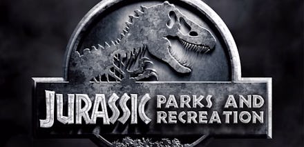 Jurassic Parks and Recreation logo
