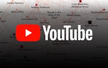 The youtube icon with a network of their channels behind it