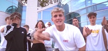 Jake Paul in his music video