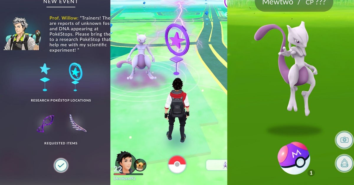 Pokemon Go' Mewtwo Event Concept: Fan project yields some gorgeous artwork,  but no update