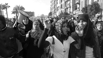 Women's rights protests in Egypt