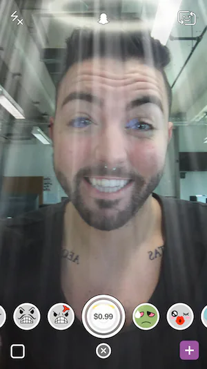 Snapchat Selfie Lenses Are Now Available for Purchase. Here's What They ...
