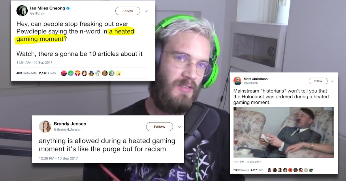 Heated Gaming Moment How A Defense Of Pewdiepie S Racial Slur