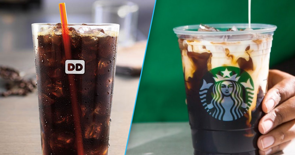 Starbucks vs. Dunkin' Donuts Cold Brew Coffee Which Is