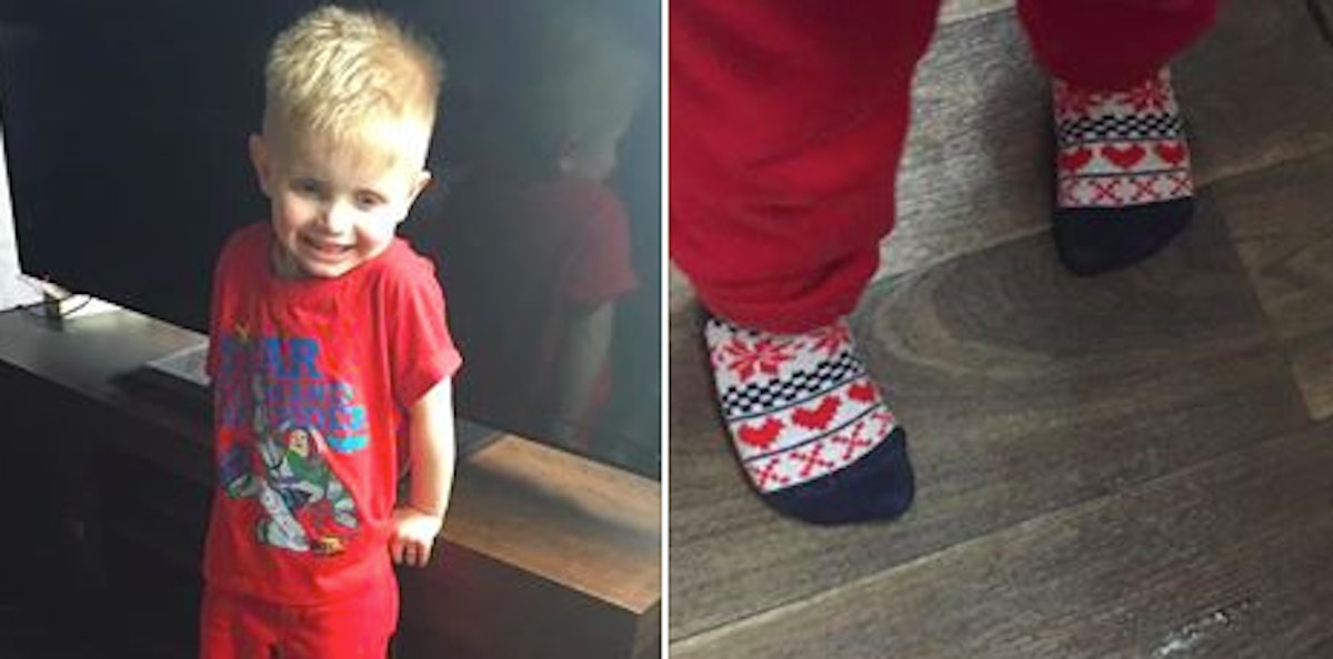 This Mom Stood Up For Her 3 Year Old Son After He Was Bullied For Wearing Girl Socks