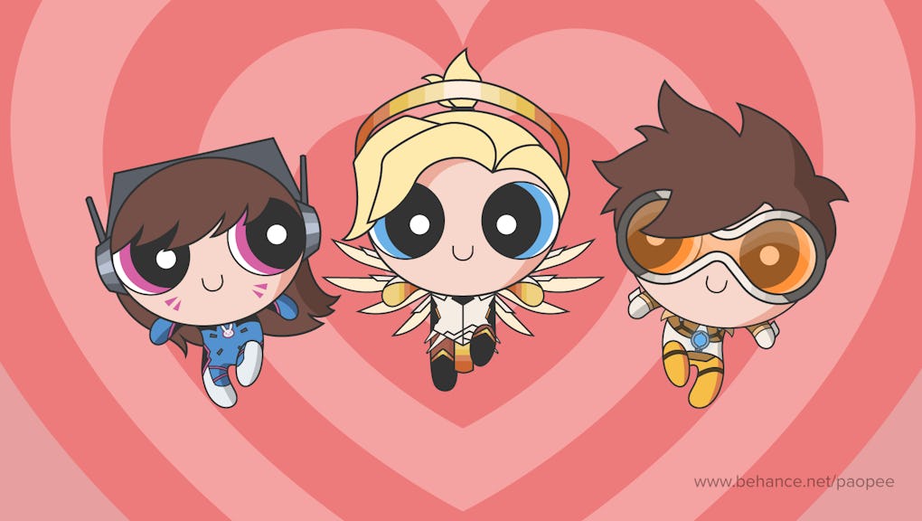 Overwatch Powerpuff Girls Fan Art Re Imagines The Game S Iconic Characters Overwatch Powerpuff Girls Fan Art Re Imagines The Game S Iconic Characters