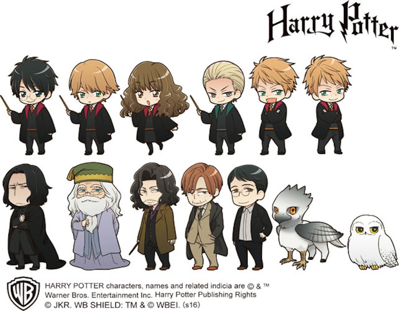 Персонажи из Гарри Поттера в стиле Чиби