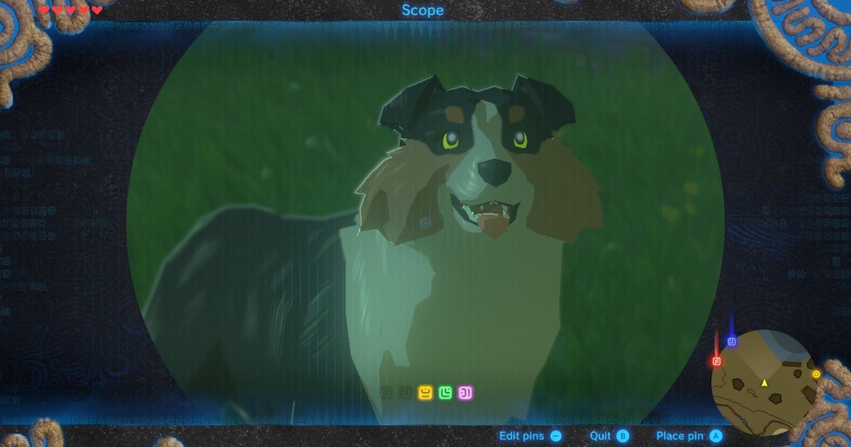 'Zelda: Breath of the Wild' Dogs: You can't pet them, but you can tame them for a reward