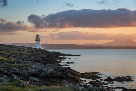 A beach in Islay during the break of dawn