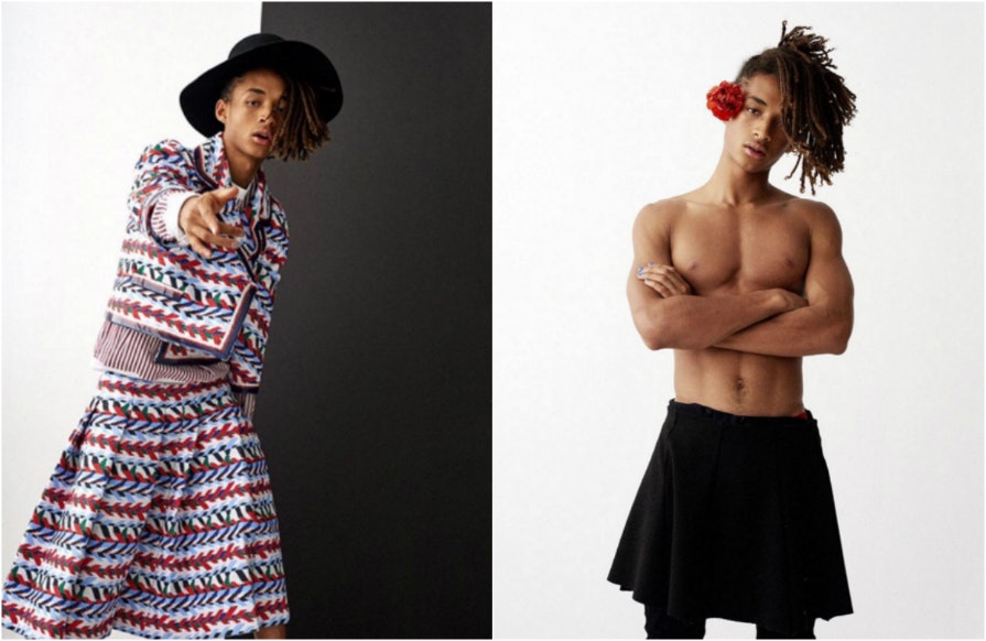 is jaden smith gay or just like womens clothes