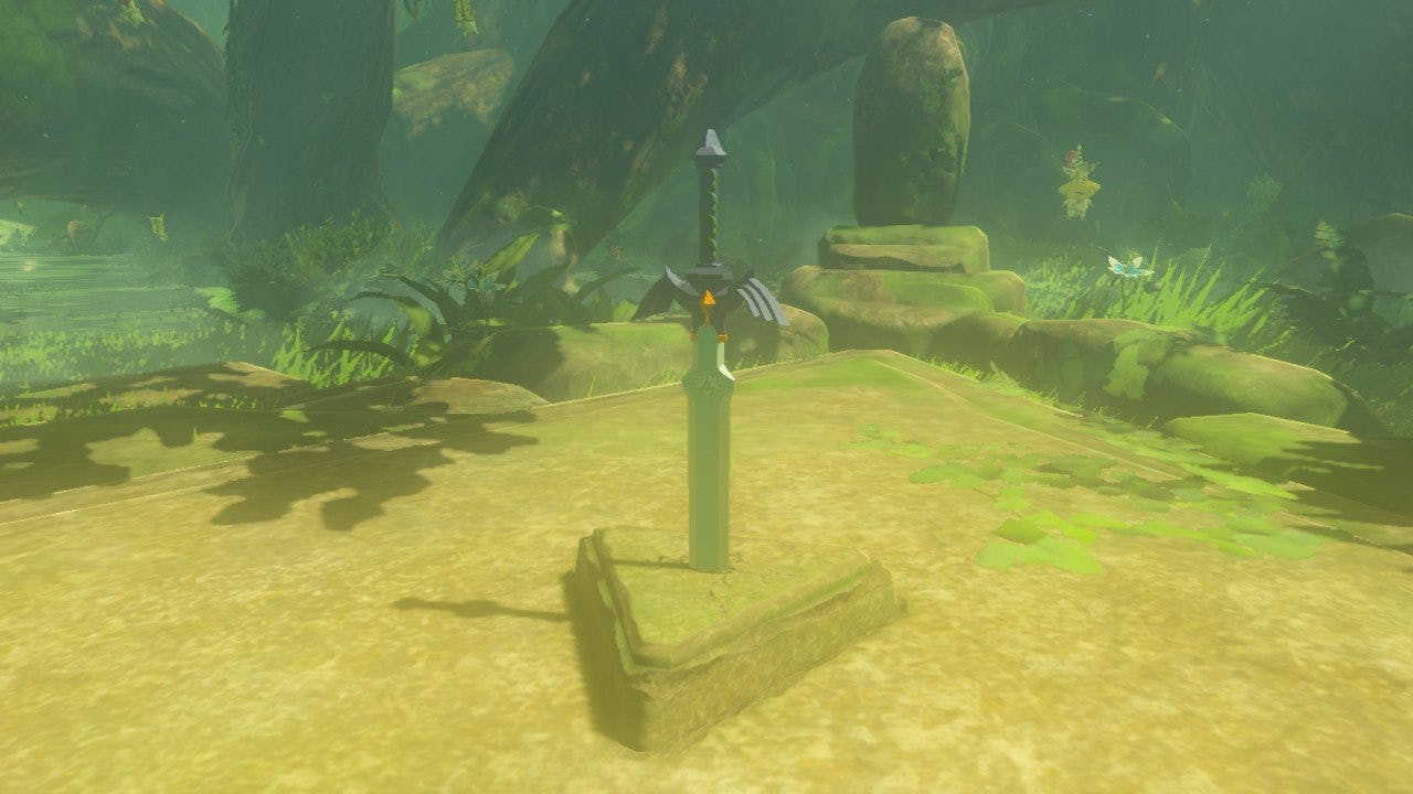 zelda breath of the wild dose master sword breaks