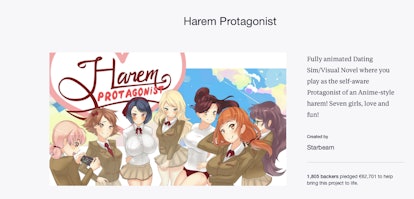 Sim harem dating protagonist game Top 10