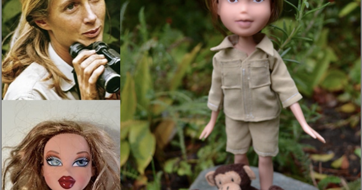 Превратились в кукол игра. Барби Джейн Гудолл. Превратились в кукол. Превращение в куклу. Типы кукол.