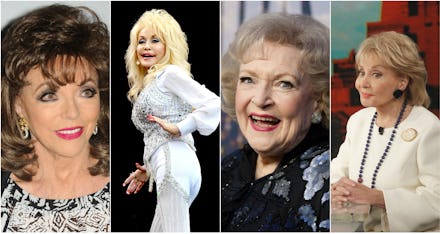Pictures of older famous women