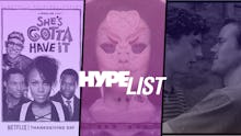 Hype List's cover including 'She's Gotta Have It' and 'Call Me By Your Name' covers.