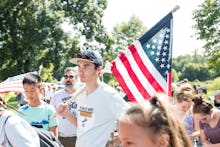 Student activists protesting for gun control in Florida 