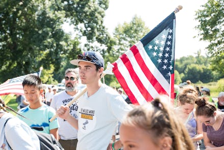 Student activists protesting for gun control in Florida