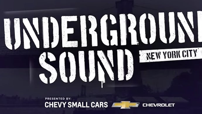 The cover of Mic branded content series, "Underground Sound."