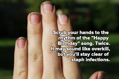 Here's All the Disgusting Stuff That Grows Under Your Nails When You Don't Wash Your Hands Here's All the Disgusting Stuff That Grows Under Your Nails When You Don't Wash Your Hands