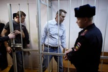 Alexei Navalny in jail