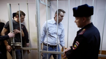 Alexei Navalny in jail