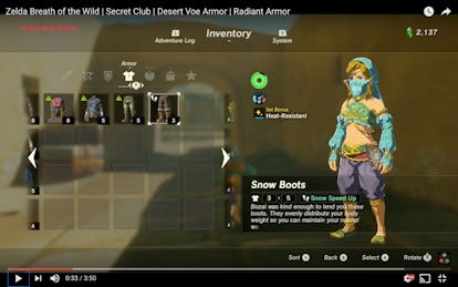 Zelda: Breath of the Wild' Heat Resistance Armor: Location and guide for  the Gerudo sets