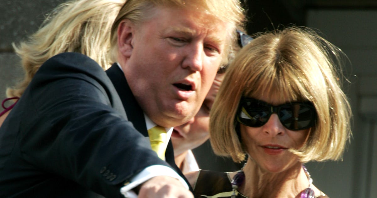 Anna Wintour doesn't want to invite Donald Trump to the Met Gala ever again