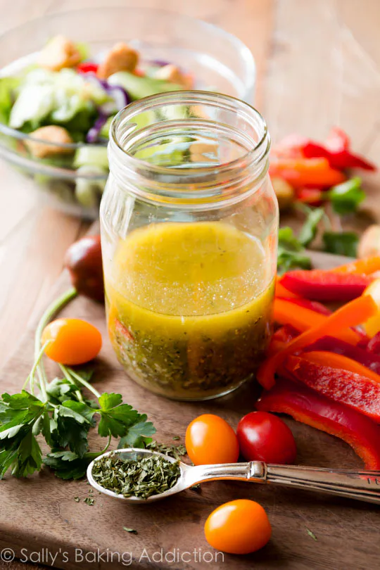 How to make balsamic, caesar, ranch, Italian and green goddess salad ...