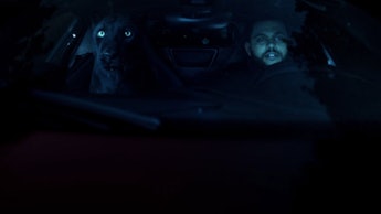The Weeknd in his music video for Starboy