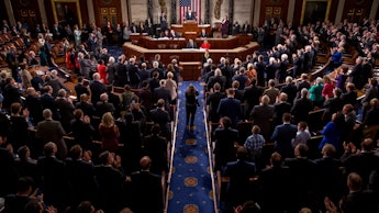 The House of Representatives voting on preventing Syrian refugees from coming to the U.S.