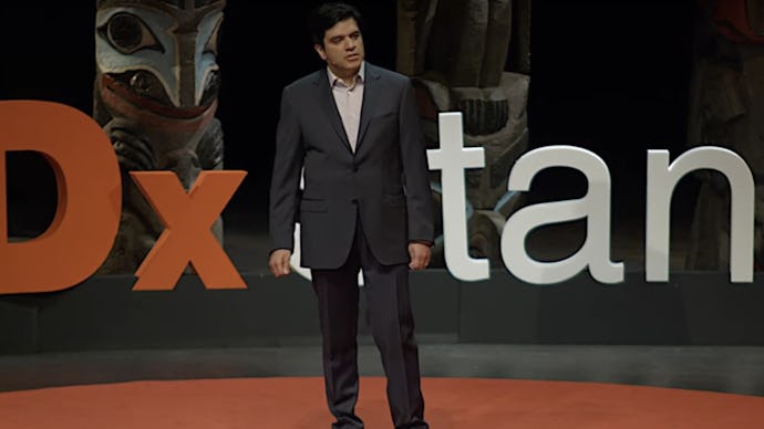Gurdeep Parhar delivering a TED Talk