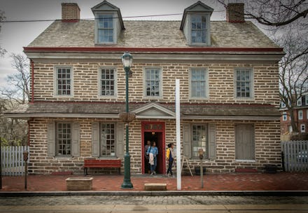 A house that was one of the points in The Underground Railroad