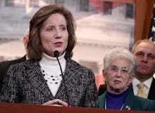 Vicky Hartzler giving a speech