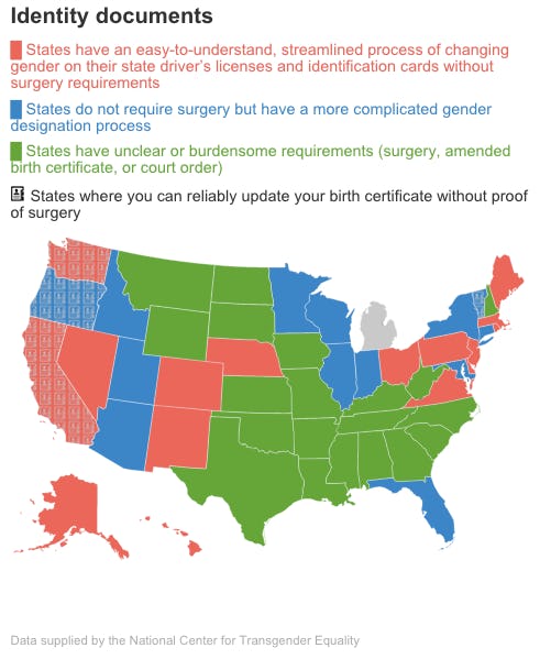 One Striking Map Captures the Biggest Issue Facing Transgender People ...