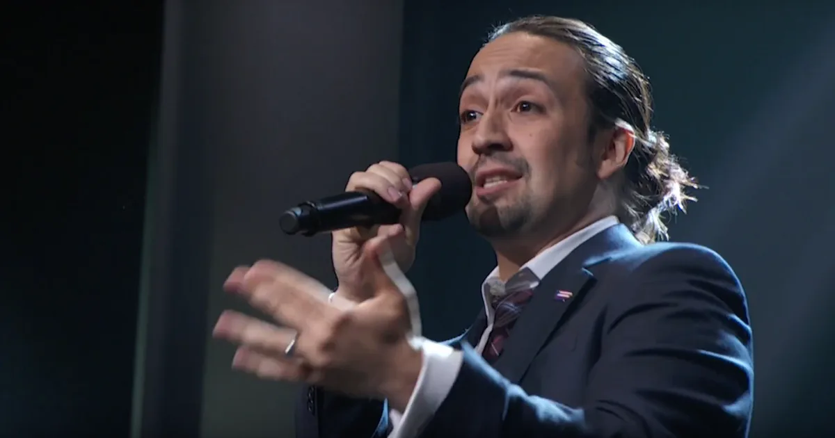 Lin Manuel Miranda Rapping Watch 'Hamilton' Star Lin-Manuel Miranda Rap About Puerto Rican Debt