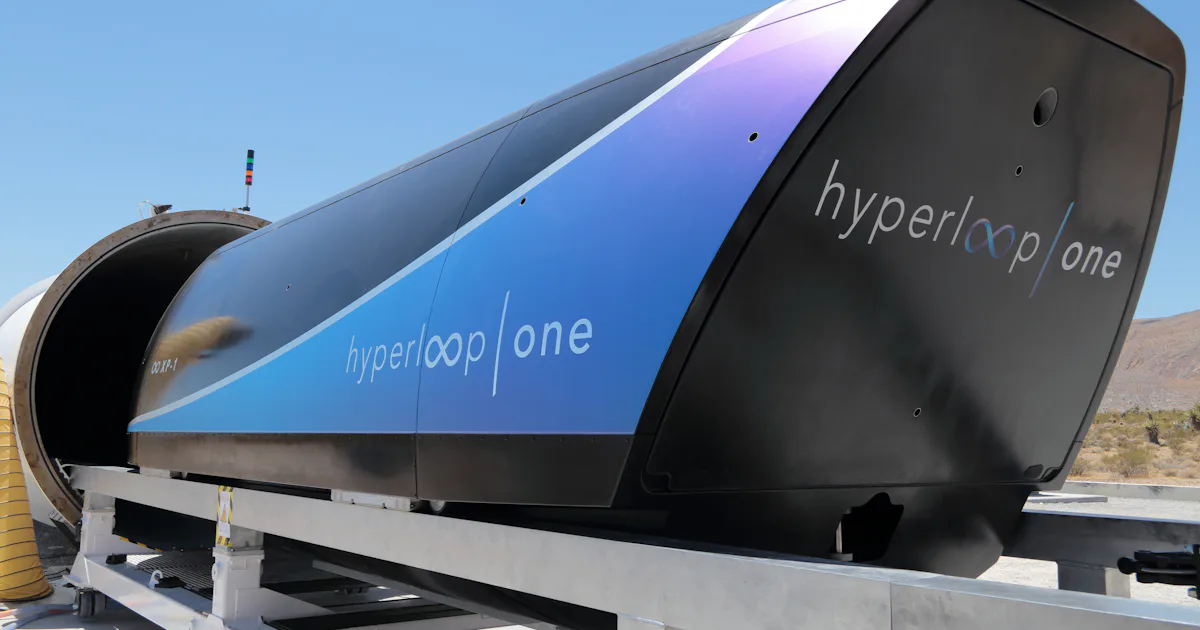 Hyperloop One World The Hyperloop One just completed an incredibly fast test run — watch it ...