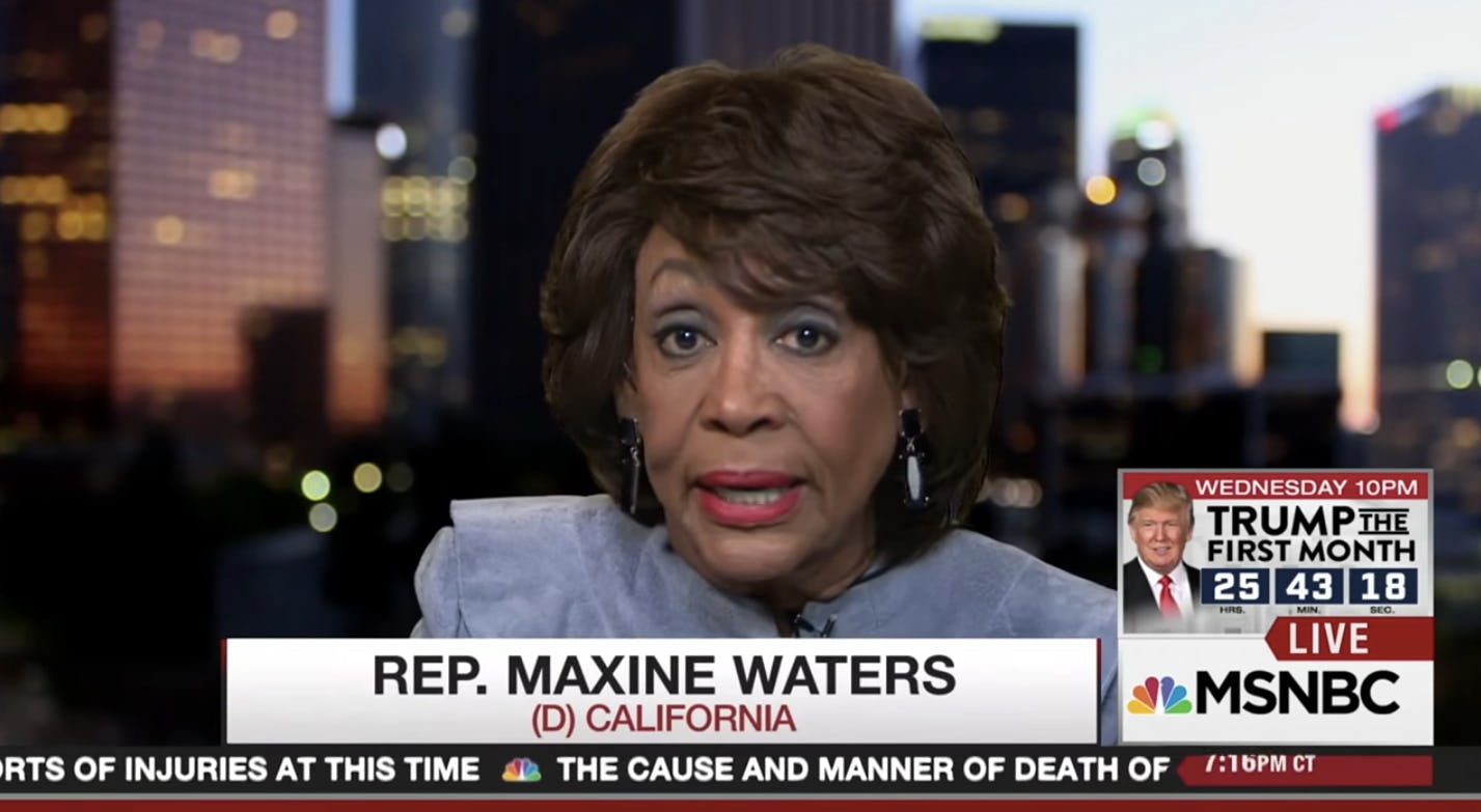 Pulling Absolutely No Punches, Rep. Maxine Waters Called Trump's Entire ...