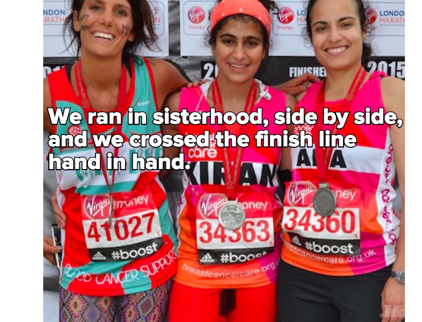 Free-bleeding' woman runs marathon without tampon