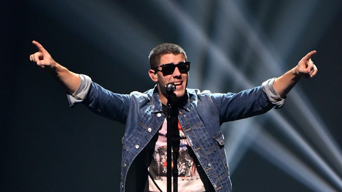 Nick Jonas performing at the 2016 MTV VMAs
