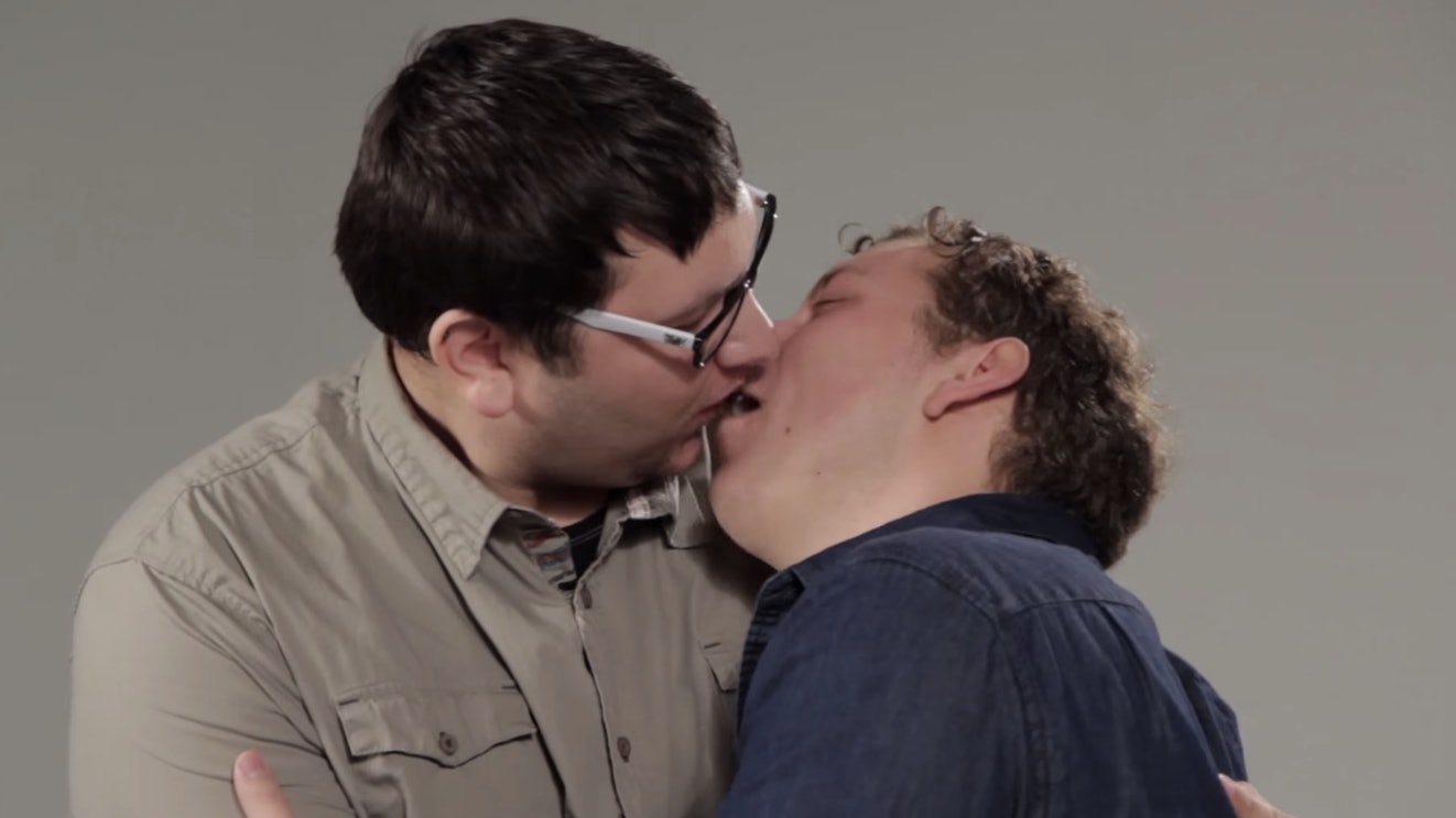 im not homophobic but i find gay men kissing gross