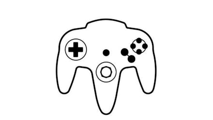 An illustration of a controller for N64