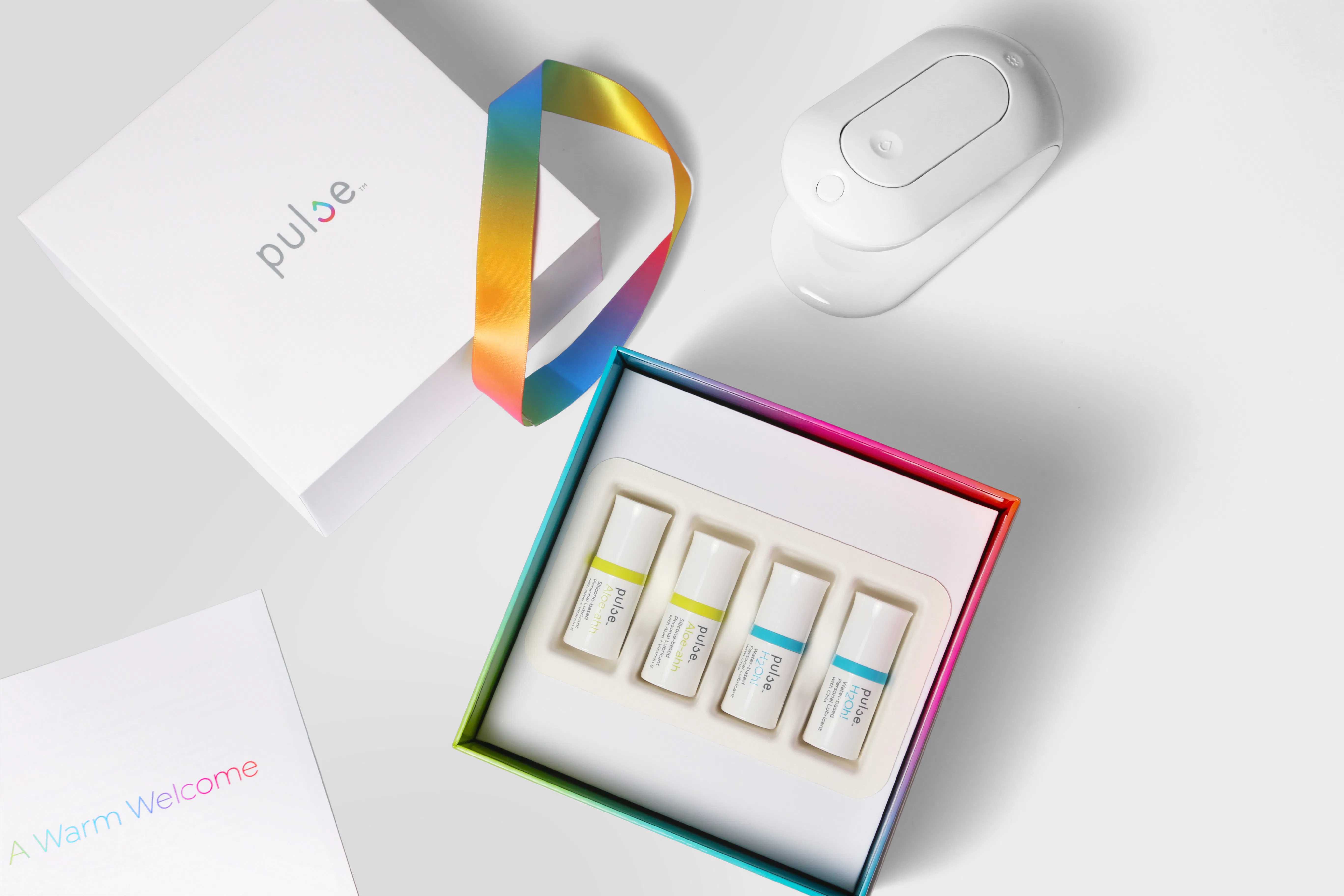 Behold the glory of Pulse, the first ever touchless personal lubricant  warmer and dispenser