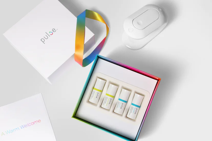 Behold the glory of Pulse, the first ever touchless personal lubricant warmer and dispenser Behold the glory of Pulse, the first ever touchless personal lubricant warmer and dispenser